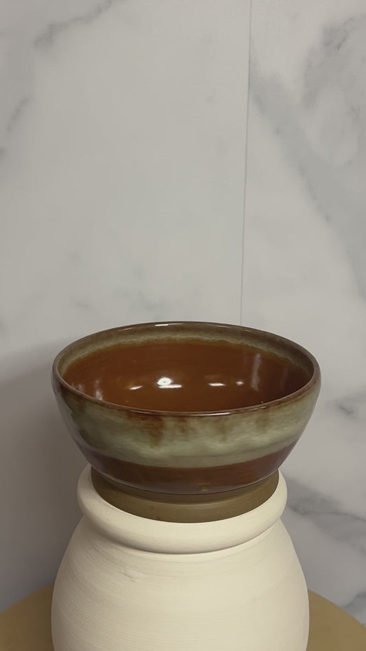 Small Soup Bowl - 16oz - Toasted Marshmallow Glaze