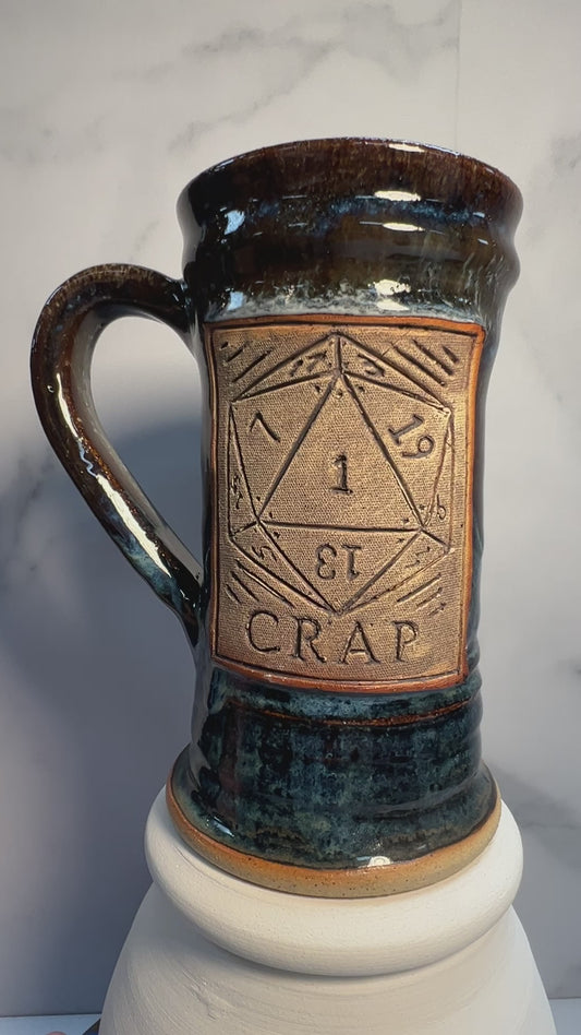 Crap Tabletop Tankard - 19oz - Rocky Patch Signature Glaze