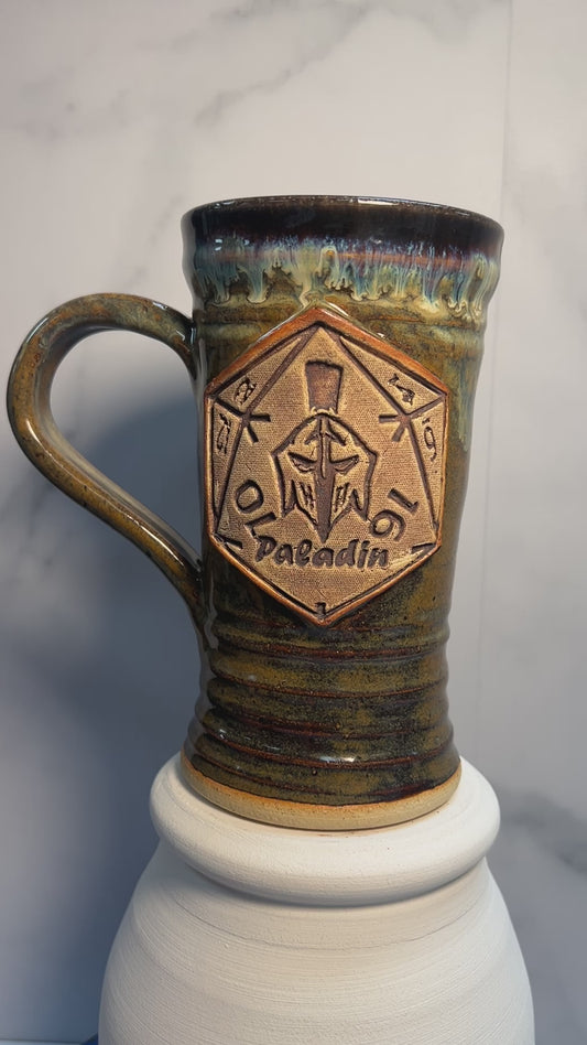 Paladin Tabletop Tankard - 18oz - Metal Head Glaze