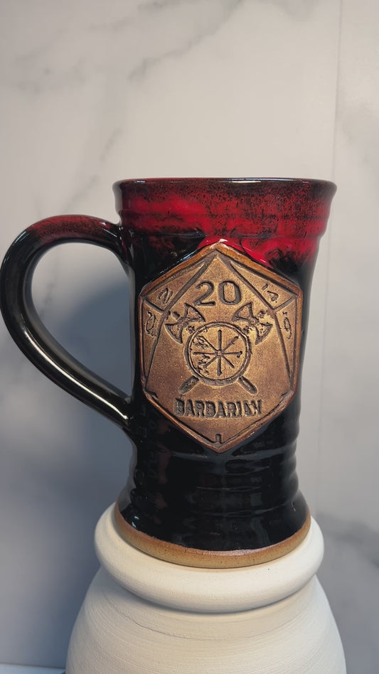 Barbarian Tabletop Tankard - 16oz - Bloody Axe Glaze