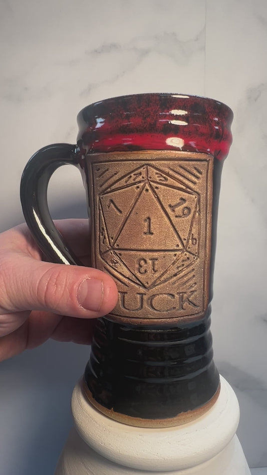 Fbomb Tabletop Tankard - 20oz - Bloody Axe Glaze