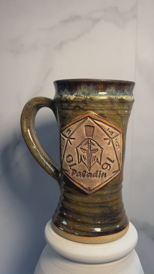 Paladin Tabletop Tankard - 16oz - Metal Head Glaze