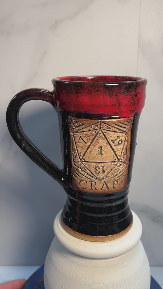 Crap Tabletop Tankard - 16oz - Bloody Axe Glaze